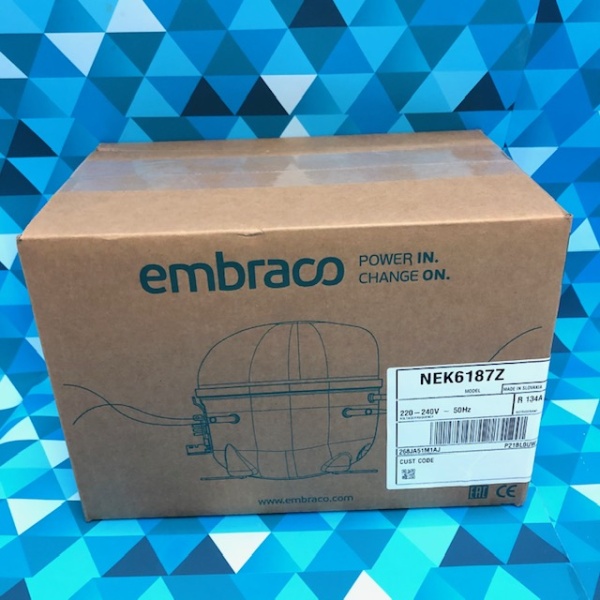 Компрессор Embraco (HBP) NEK6187Z (R134, 967Вт при +7,2C*/ASHRAE, 9,99см3) Словакия