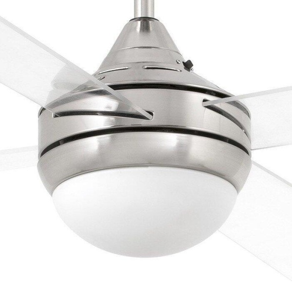 Вентилятор с подсветкой Faro Mini Icaria Matt Nickel