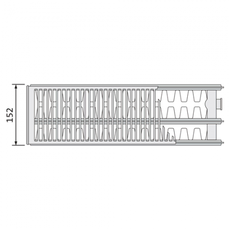 Стальной панельный радиатор Тип 33 Purmo C33 400x400 - 928 Вт