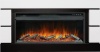 Каминокомплект Modern 42 SFT - Белый с черным с очагом Vision 42 LOG LED