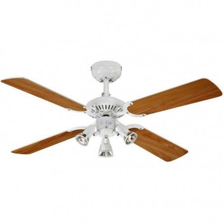 Вентилятор с подсветкой Westinghouse Princess Euro White