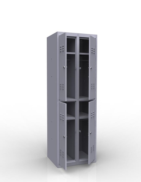 Шкаф металлический для одежды ШР-24 L600 600/500/1850