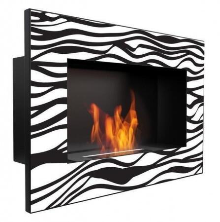 Настенный биокамин Kratki DELTA ZEBRA(400*600), TUV