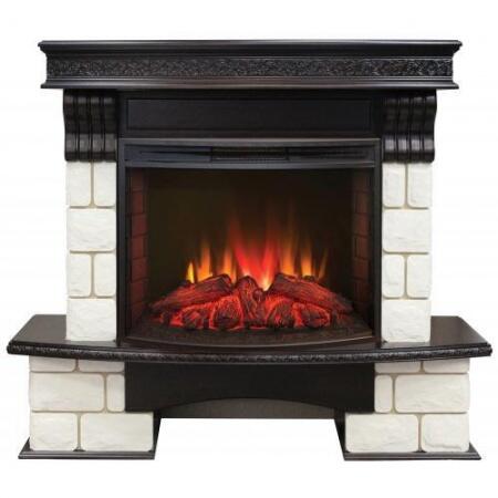 Электрокамин (очаг+портал) Real-Flame Vermont 25,5 с очагом Evrika 25,5 LED